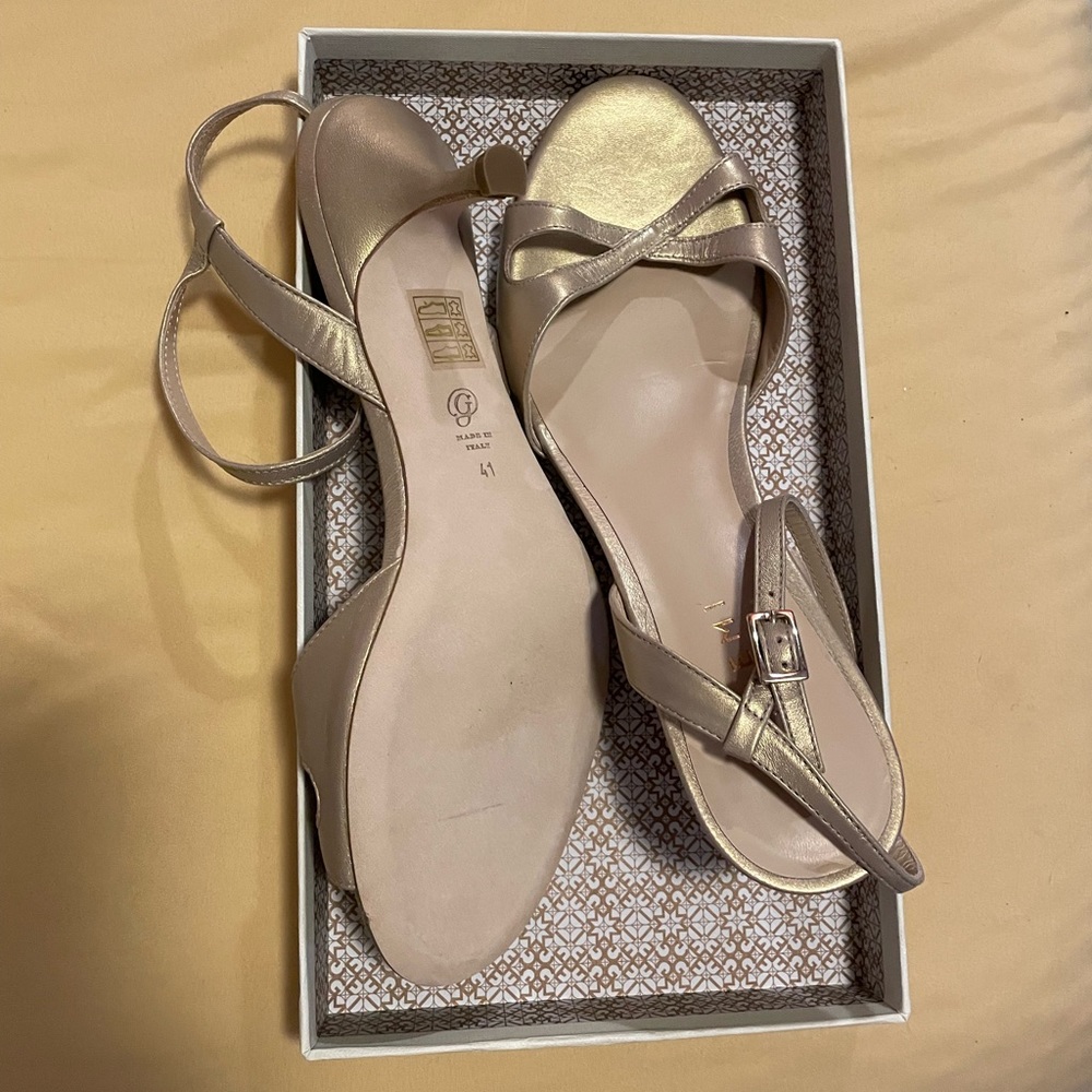 NIB M. Gemi kitten heel sandals. Size 41 (size 10 us)